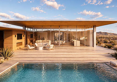 Tokyo Design Awards Winner - Desert House: Earth, Courtyard, Horizon by Vision Architects, Inc. + Jiajie Wang