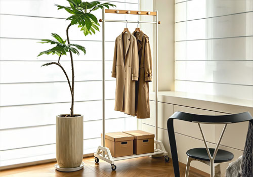 Tokyo Design Awards Winner - Stable-Leg Floor Coat Rack by Huanghua Jiajieshi Trading Co., Ltd.