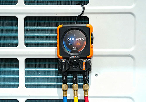 Tokyo Design Awards Winner - Flex 1 Manifold Gauge w/HD Color Graphic Interface by NAVAC Inc